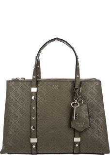 Сумка цвета хаки с дополнительным плечевым ремнем Guess