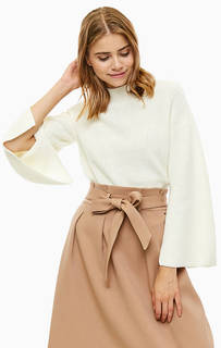 Джемпер молочного цвета с содержанием шерсти Armani Exchange