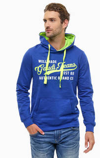 Синяя толстовка с карманом-кенгуру Gaudi