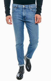 Зауженные синие джинсы Larston Wrangler