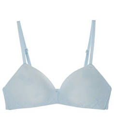 Голубой бюстгальтер без косточек Calvin Klein