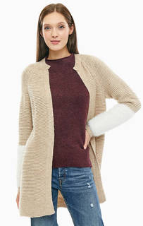 Длинный кардиган бежевого цвета Only