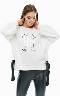 Белый свитшот с принтом Liu Jo Sport