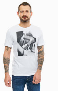 Хлопковая футболка с принтом Mustang