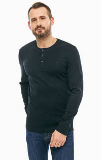 Хлопковая футболка с длинными рукавами Mustang