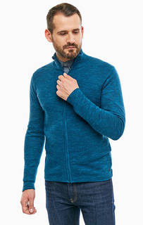 Бирюзовый хлопковый кардиган Tom Tailor