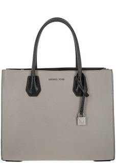 Кожаная сумка с двумя отделами Mercer Michael Michael Kors