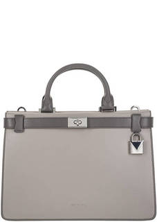 Кожаная сумка с двумя отделами Tatiana Michael Michael Kors