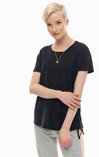 Хлопковая футболка оверсайз с кулоном Scotch&Soda