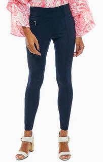 Синие леггинсы с резинкой на талии Armani Exchange