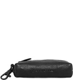 Черная кожаная ключница Gianni Conti