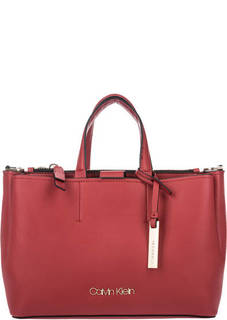 Красная сумка с дополнительным плечевым ремнем Calvin Klein Jeans