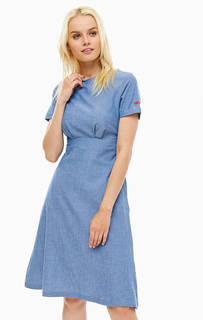 Хлопковое платье с расклешенной юбкой Sugarhill Boutique