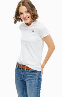 Хлопковая футболка белого цвета Levis®