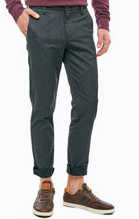 Зауженные серые брюки из хлопка Dockers