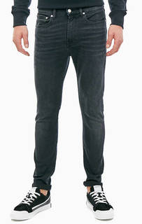 Серые джинсы скинни с низкой посадкой CKJ 016 Calvin Klein Jeans