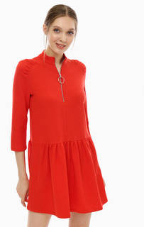 Красное платье с расклешенной юбкой Rich&Royal