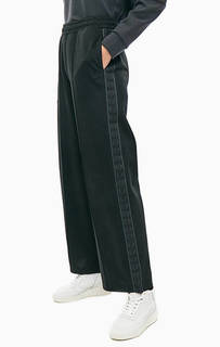 Трикотажные брюки с монограммой бренда Fred Perry