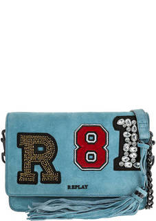 Маленькая сумка с нашивками Replay