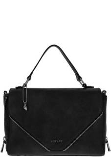 Черная сумка с откидным клапаном Replay