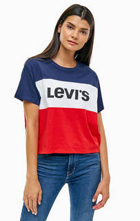 Хлопковая футболка с принтом Levis®