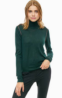 Зеленая водолазка с высоким содержанием шерсти Armani Exchange