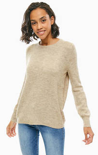 Бежевый джемпер с манжетами Only