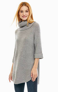 Серый свитер оверсайз с высоким воротом B.Young