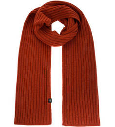 Шерстяной шарф оранжевого цвета Marc Opolo