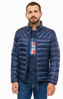 Демисезонная синяя куртка на молнии Napapijri