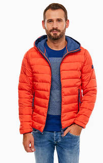 Красная куртка с капюшоном Pepe Jeans