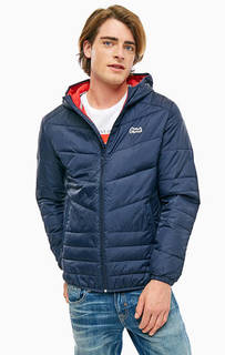 Синяя куртка с капюшоном Jack & Jones