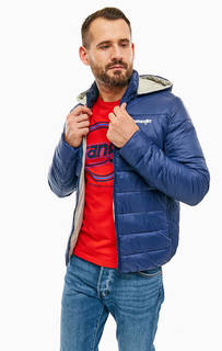 Синяя куртка с флисовой вставкой на воротнике Wrangler