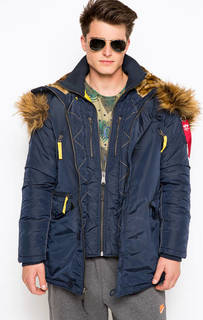 Куртка с контрастной отделкой Alpha Industries