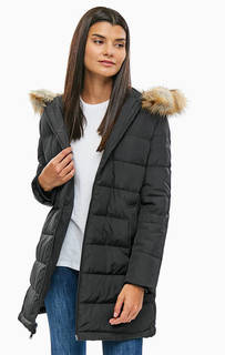 Черный пуховик на двухзамковой молнии Wrangler