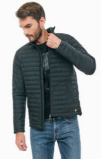 Черная стеганая куртка Jack & Jones