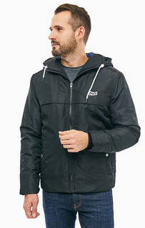 Черная демисезонная куртка с капюшоном Jack & Jones