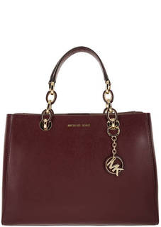 Сумка из гладкой кожи с дополнительным плечевым ремнем Cynthia Michael Michael Kors