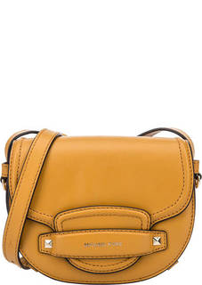 Маленькая желтая сумка из гладкой кожи Cary Michael Michael Kors