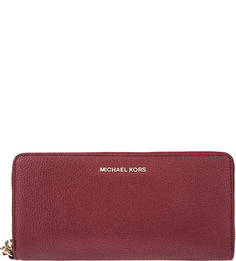 Кожаный кошелек на молнии Money Pieces Michael Michael Kors
