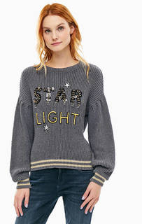 Хлопковый свитер с декоративной отделкой Mavi