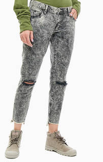 Джинсы скинни с необработанным краем Low Waist Freebird One Teaspoon