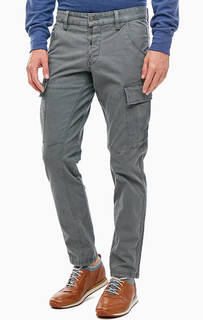 Серые хлопковые брюки с карманами S.Oliver