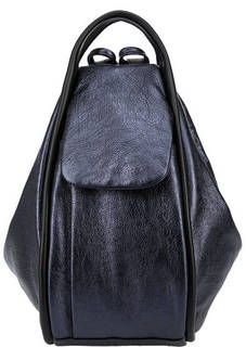 Кожаная сумка-рюкзак с тремя отделами Bruno Rossi