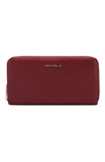 Кожаный кошелек на молнии Coccinelle