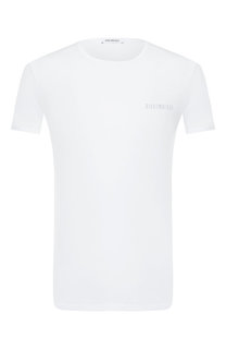Комплект из двух хлопковых футболок с круглым вырезом Dirk Bikkembergs