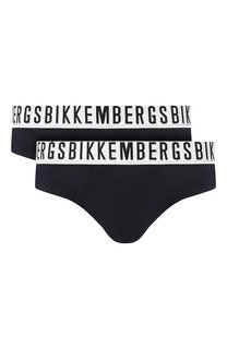 Комплект из двух хлопковых брифов с широкой резинкой Dirk Bikkembergs