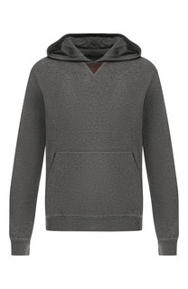 Шелковый джемпер с капюшоном Ermenegildo Zegna