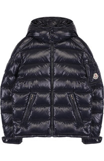 Стеганая куртка на молнии с капюшоном Moncler Enfant