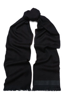 Шерстяной шарф с бахромой Canali